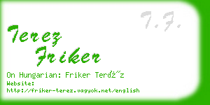 terez friker business card